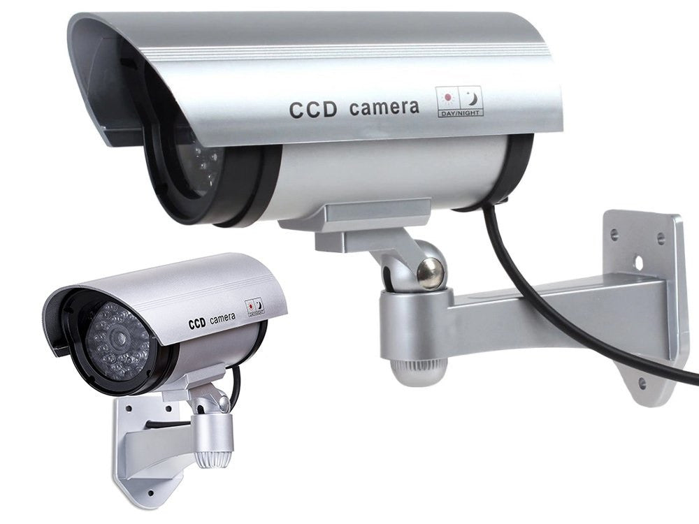 Camera falsa de supraveghere cu LED rosu