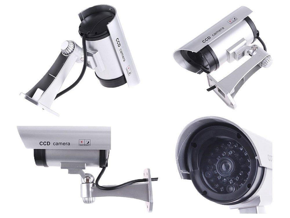 Camera falsa de supraveghere cu LED rosu