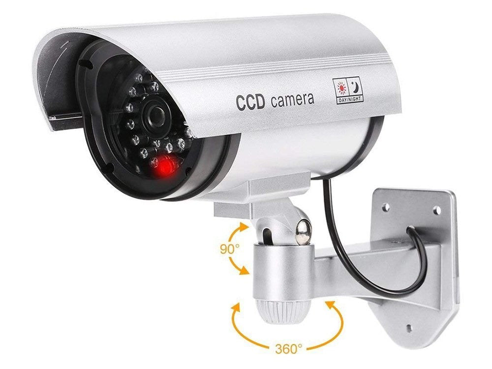 Camera falsa de supraveghere cu LED rosu