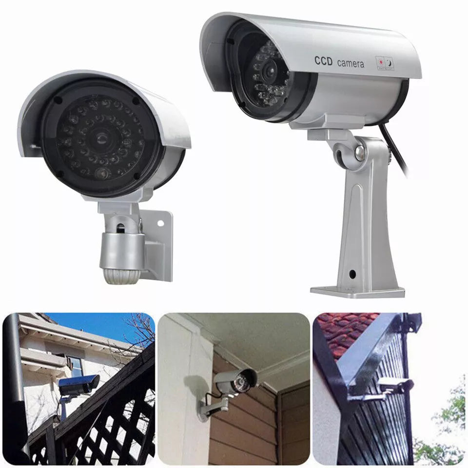 Camera falsa de supraveghere cu LED rosu